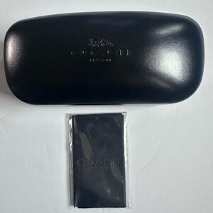Coach Black Eyeglass/ sunglass Hard Case New